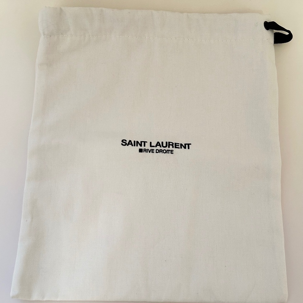 Saint Laurent Small Travel Jewelry Accessories Drawstring Dust Bag